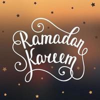 Ramadan kareem Gruß Karte Design Vorlage vektor