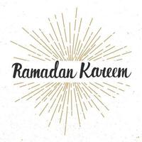 Ramadan kareem Gruß Karte Design Vorlage vektor