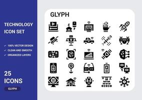 Technologie Symbole Pack vektor