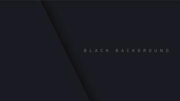schwarz Luxus Hintergrund mit Schatten Elemente, Papier Konzept Vorlage zum Ihre Design vektor