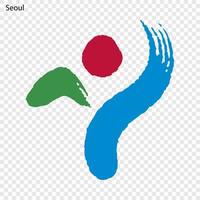 Emblem von Seoul vektor