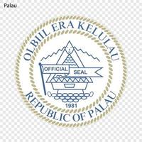 emblem av palau vektor