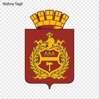 emblem av nizhny tagil vektor