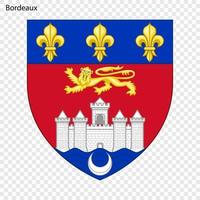 emblem av bordeaux vektor