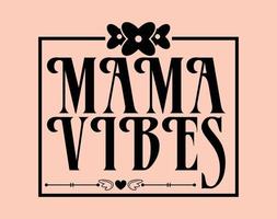 mamma vibrafon t-shirt och kläder design. mamma svg skära fil, mors dag ritad för hand text fras, isolerat typografi, trendig illustration för grafik på posters och kort. vektor