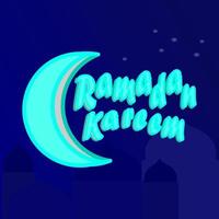 Ramadan kareem Schablone vektor