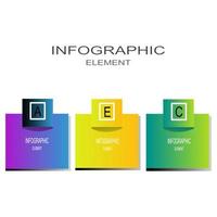 Infografik Schablone mit Symbol geeignet zum Geschäft Bericht vektor