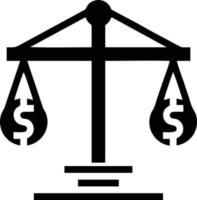 Rahmen Balance Symbol Symbol Design, Illustration von das Gesetz Balance Symbol Vektor Bild. eps 10