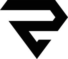 p logotyp och ikon vektor