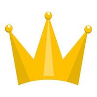 golden Krone Symbol. Vektor Illustration