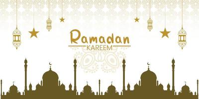 Ramadan kareem Vektor Datei Banner