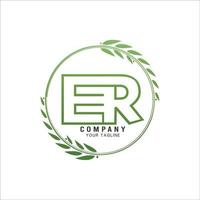 er Logo-Design vektor