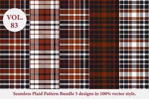 Plaid-Muster-Vektor, Tartan-Gewebe-Hintergrund vektor