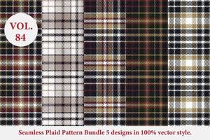 Plaid-Muster-Vektor, Tartan-Gewebe-Hintergrund vektor