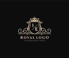 Initiale dh Brief luxuriös Marke Logo Vorlage, zum Restaurant, Königtum, Boutique, Cafe, Hotel, heraldisch, Schmuck, Mode und andere Vektor Illustration.