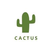 kaktus kreativ logotyp mall. vektor illustration ikon.