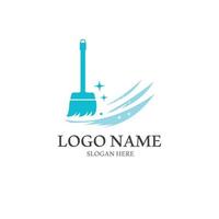 rengöring logotyp med vektor illustration symbol mall