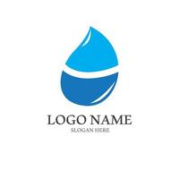 Wasser fallen Logo, ein Logo mit ein Konzept Stil Vektor Illustration Vorlage auf ein Weiß isoliert Hintergrund.