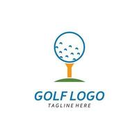 golf vektor logotyp mall. golf mästerskap ikon.