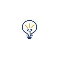 Licht Birne Technologie Vorlage Vektor Logo Symbol