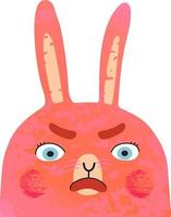 arg kanin färgrik illustration vektor