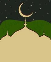 ramadan kareem bakgrund. eid mubarak bakgrund för hälsning kort. vektor
