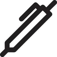 skrivning penna ikon symbol i vit bakgrund. illustration av de tecken penna symbol vektor bild. eps 10.