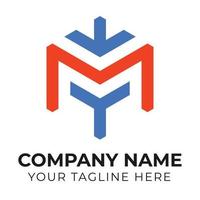 Fachmann modern meine Brief Geschäft Logo Design Vorlage zum Ihre Unternehmen kostenlos Vektor