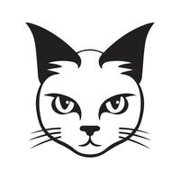 katt maskot logotyp ,hand dragen illustration. lämplig för logotyp, tapet, baner, bakgrund, kort, bok illustration, t-shirt design, klistermärke, omslag, etc vektor