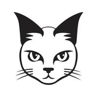 Katze Maskottchen Logo ,Hand gezeichnet Illustration. geeignet zum Logo, Hintergrund, Banner, Hintergrund, Karte, Buch Illustration, T-Shirt Design, Aufkleber, Abdeckung, usw vektor