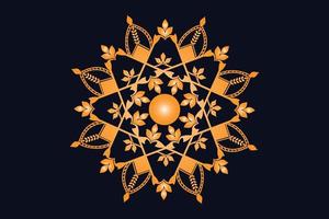 Luxus golden königlich Mandala Design Vektor zum Hintergrund. golden Mandala Design. islamisch Hintergrund Design