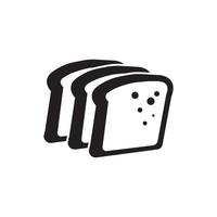 bröd ikon symbol ,illustration design mall. vektor
