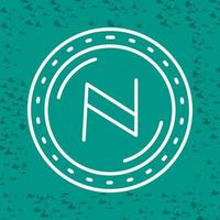 namecoin valuta vektor ikon