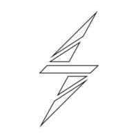 Elektrizität Symbol Illustration Vektor