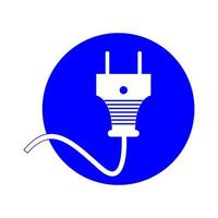 elektrisk pluggar ikon illustration vektor