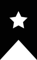 Liebling Symbol mit Weiß Star . Lesezeichen Symbol Vektor