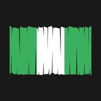 nigeria flagge vektor