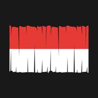 indonesien flagge vektor