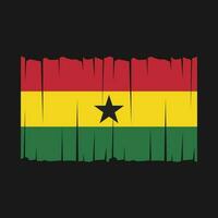 Ghana Flaggenvektor vektor