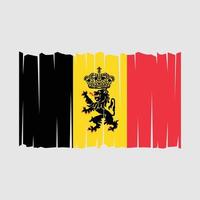 Belgien flagga vektor