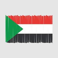 sudan flagge vektor