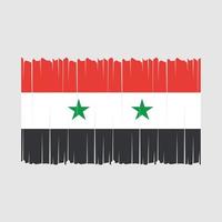 syrien flagga vektor