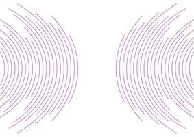 violett kreisförmig Linien abstrakt futuristisch Technik Hintergrund vektor