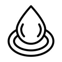 Wasser Tröpfchen Symbol Design vektor