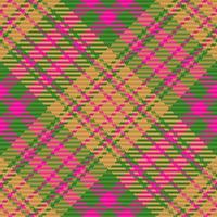 textil- tyg pläd. sömlös kolla upp bakgrund. textur mönster vektor tartan.