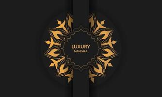 Luxus Mandala mit abstrakt Hintergrund. dekorativ Mandala Design zum Karte, Abdeckung, Poster, drucken, Banner, Broschüre, Einladung. vektor
