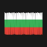 Bulgarien Flagge Vektor Illustration