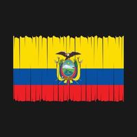 ecuador flagga vektor illustration