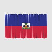 haiti flagga vektor illustration