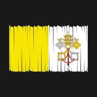 Vatikan Flagge Vektor Illustration